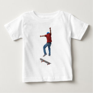 Skateboarder erhalten etwas Air Action Street Kulc Baby T-shirt