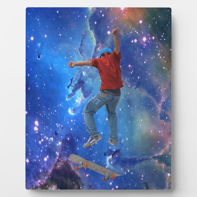 Skateboarder erhalten etwas Air Action Street Kulc Fotoplatte (Vorderseite)