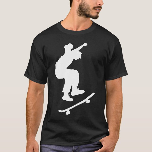 Skateboarder Idee Skateboarden T-Shirt (Vorderseite)