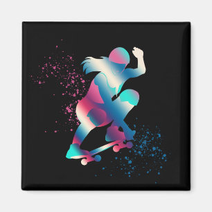 Skateboarder Magnet