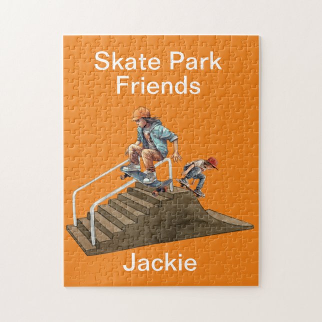 Skateboarder Puzzle (Vertikal)