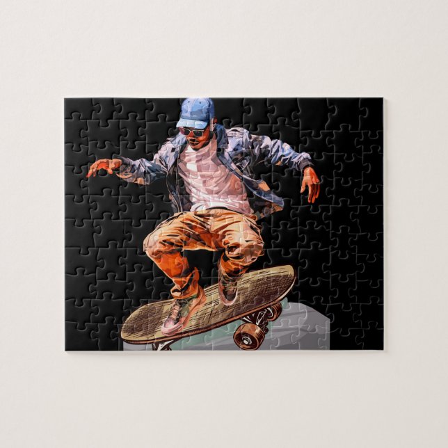 Skateboarder Puzzle (Horizontal)