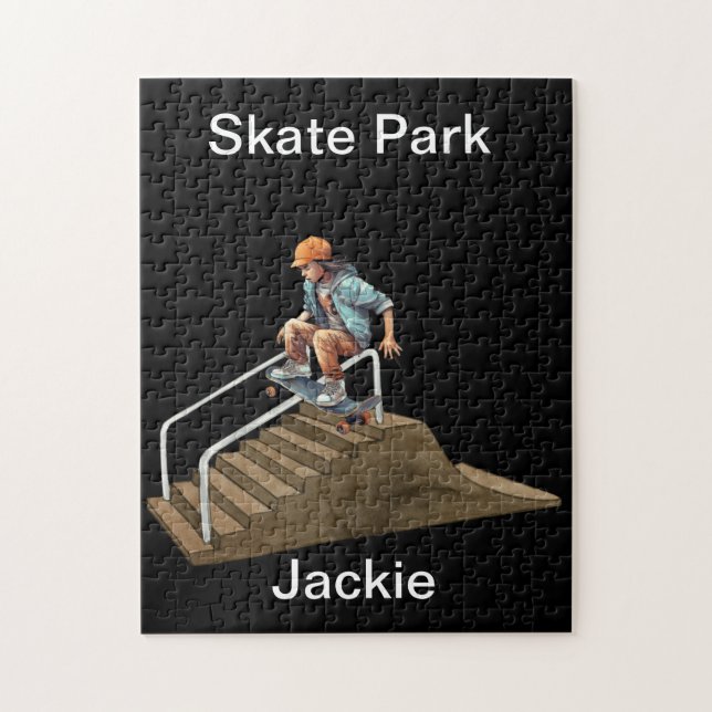 Skateboarder Puzzle (Vertikal)