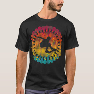 Skateboarder Retro Vintage Skateboardfahren  T-Shirt