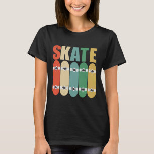 Skateboarder Retro Vintage Skateboarding T-Shirt 