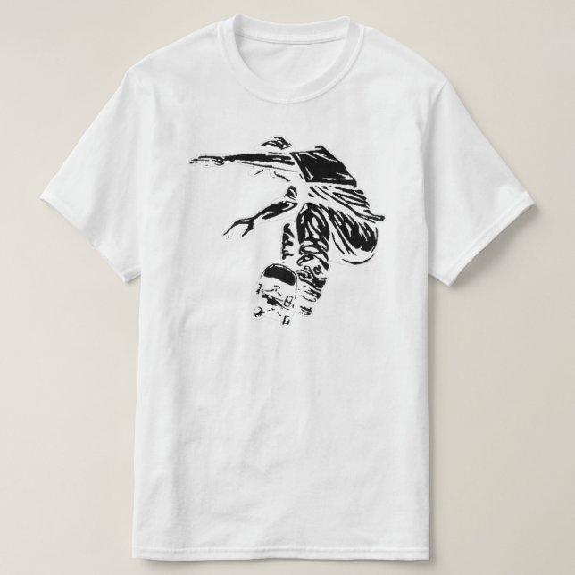 Skateboarder T-Shirt (Design vorne)
