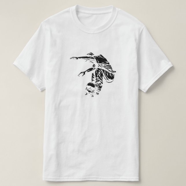 Skateboarder T-Shirt (Design vorne)