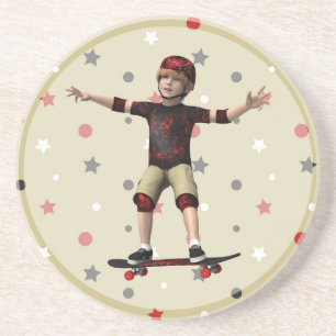 Skateboarder Untersetzer