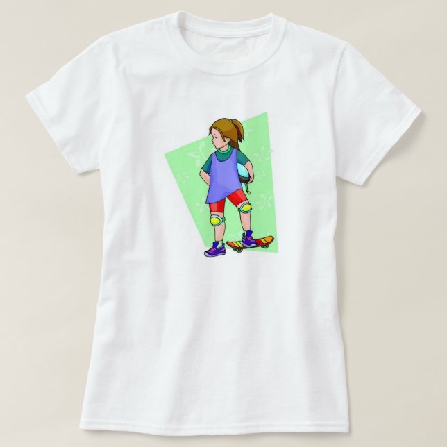 Skateboarder Wettbewerb Skateboarding Fun T-Shirt (Design vorne)