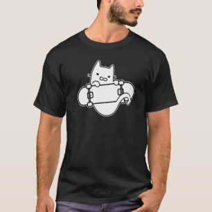 Skateboarder Wütende Katze Skateboarden Skateboard T-Shirt