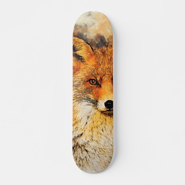 Skateboardfuchs #fox skateboard (Vorne)
