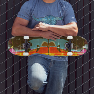 Skateboardgrafik abstrakt skateboard