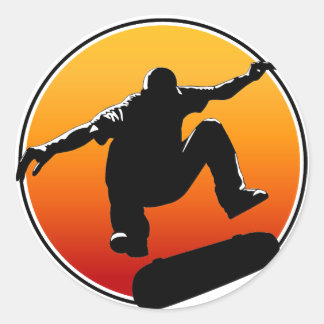 Skateboarding Aufkleber