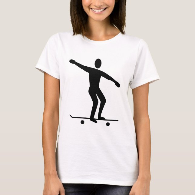 Skateboarding - Black T-Shirt (Vorderseite)