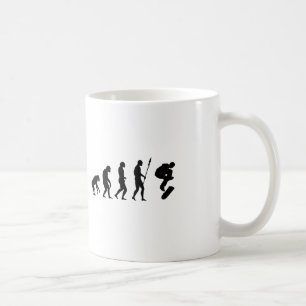 Skateboarding-Evolution Tasse