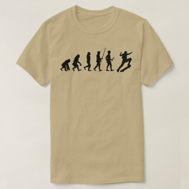 Skateboarding Evolution TShirtTShirt T-Shirt (Design vorne)