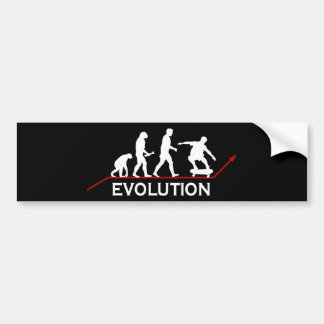 Skateboarding Evolutionsaufkleber Autoaufkleber