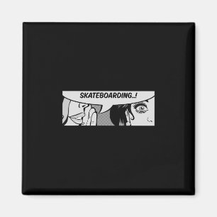 Skateboarding - Frauen Flüstern - Skateboard - Co Magnet
