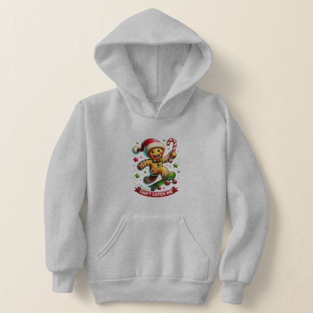 Skateboarding Gingerbread Joy Hoodie (Ablage )