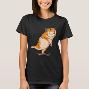 Skateboarding-Hamster - Süßes Skater-Nagetier Skat T-Shirt