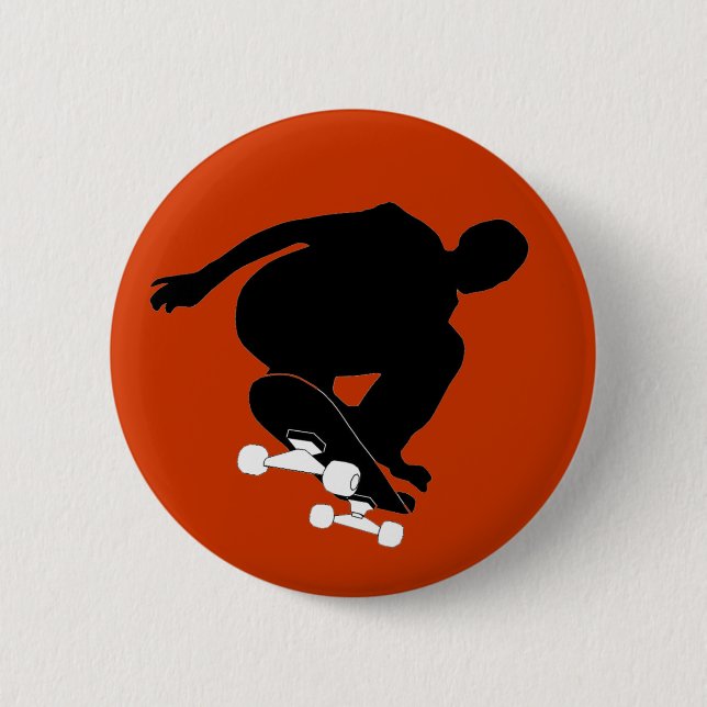 skateboarding Knopf Button (Vorderseite)