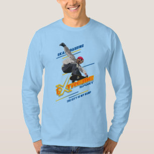 Skateboarding   Langschläfer T-Shirt