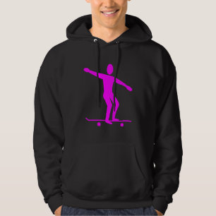 Skateboarding - Magenta Hoodie
