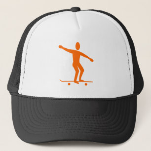 Skateboarding - Orange Truckerkappe