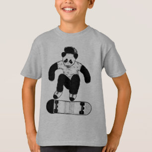 Skateboarding-Panda T-Shirt