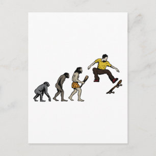 Skateboarding Postkarte