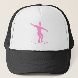 Skateboarding - Rosa Truckerkappe