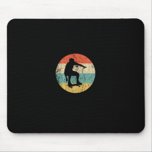 Skateboarding-Shirt - Vintage Retro Skateboarder Mousepad