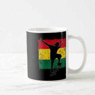 Skateboarding Skateboard Ghanaische Flagge Ghana Kaffeetasse