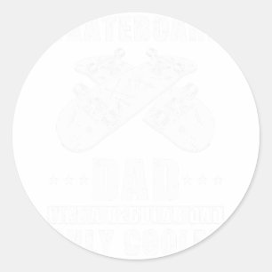 Skateboarding Skater Designs - Skateboard Papa Runder Aufkleber