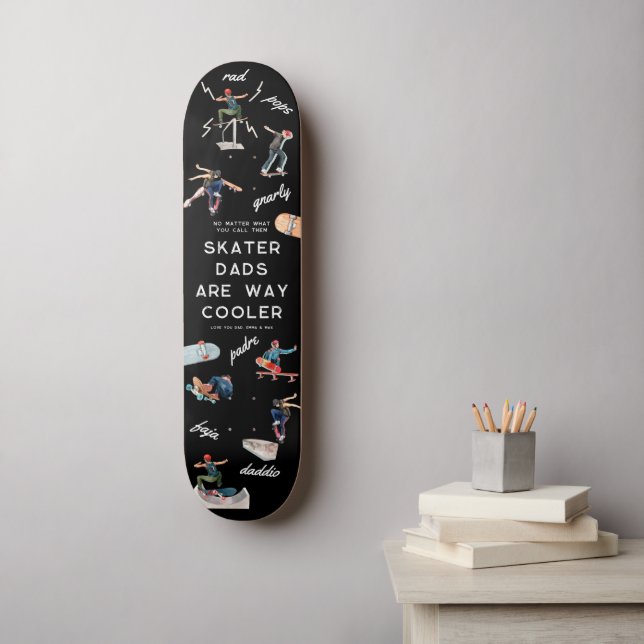 Skateboarding | Skater Vater sind viel Cooler Skateboard (Wandkunst)