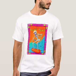 Skateboarding-Skelett T-Shirt