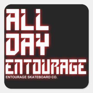Skateboarding-Sticker - SQUARE Quadratischer Aufkleber