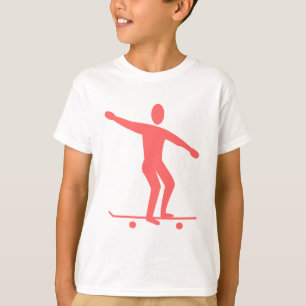 Skateboarding - Tropenrosa T-Shirt