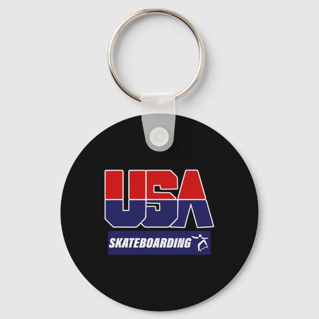 Skateboarding USA  Schlüsselanhänger (Vorderseite)
