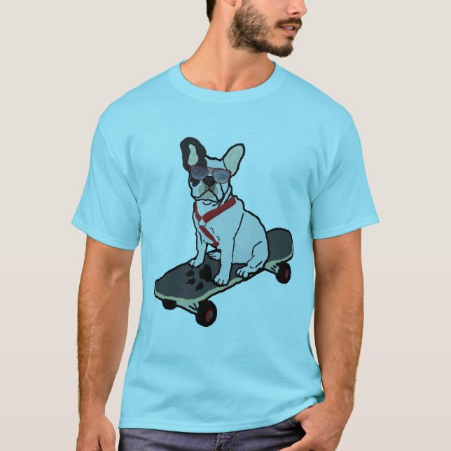 Skateboarding w/sunglasses T-Shirt der (Vorderseite)