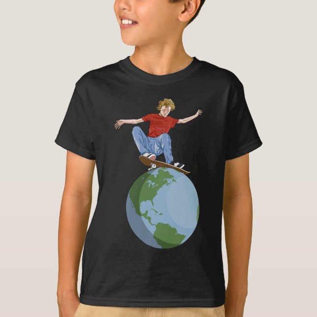 Skateboarding World T-Shirt (Vorderseite)