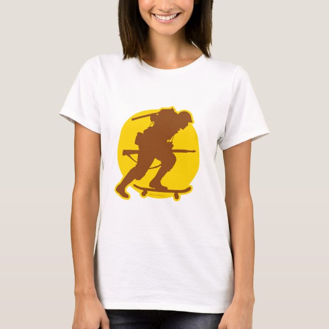 Skateboarding WWII T-Shirt (Vorderseite)