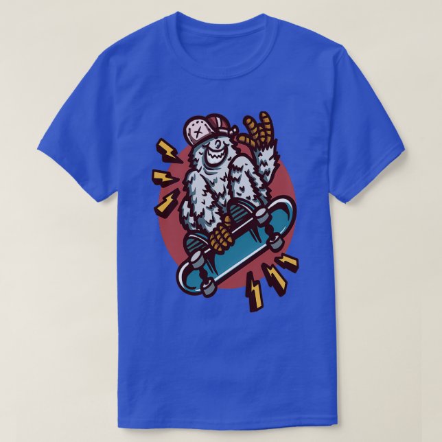 Skateboarding Zeti T-Shirt (Design vorne)