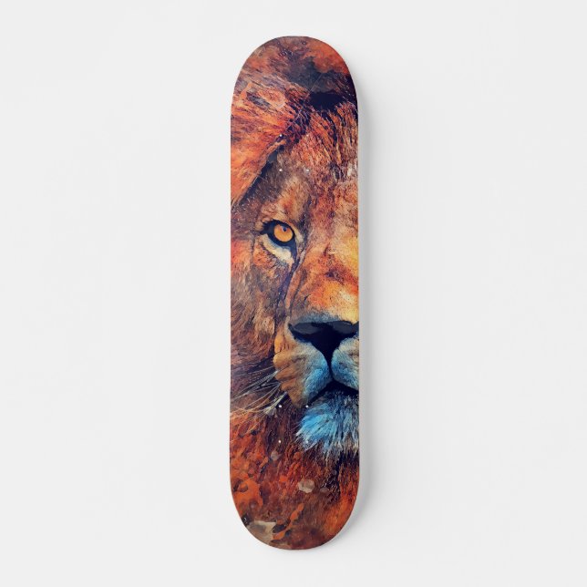 Skateboardlöwe #lion #skateboard skateboard (Vorne)