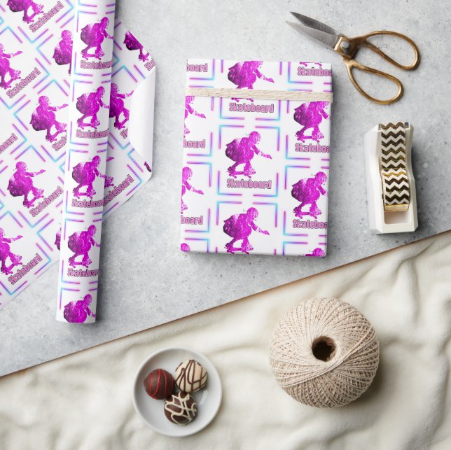 Skateboardpapier Geschenkpapier (Kunsthandwerk)