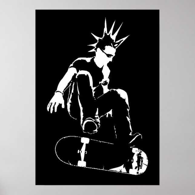 Skateboardpunk Poster (Vorne)