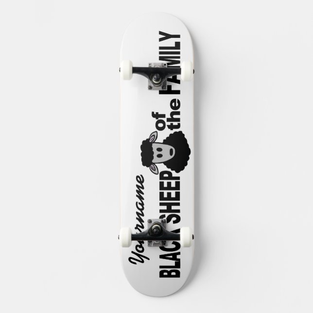 Skateboards "Black Sheep of the Family" (Vorderseite)
