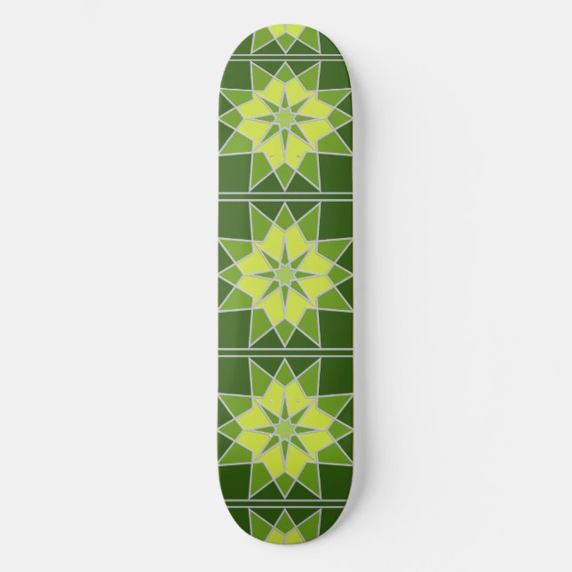 Skateboards mit Mosaiken (Vorderseite)