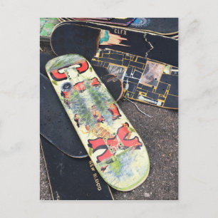 Skateboards Postkarte