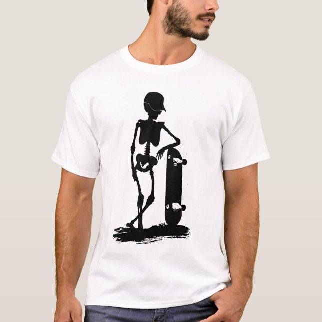 Skateboardskelett T-Shirt (Vorderseite)